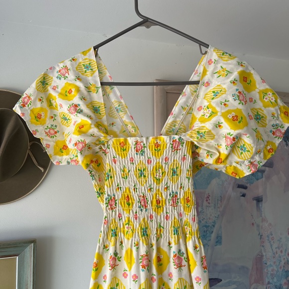 🌼 Handmade Vintage Maxi Dress 🌸 Sz Small - Picture 3 of 10